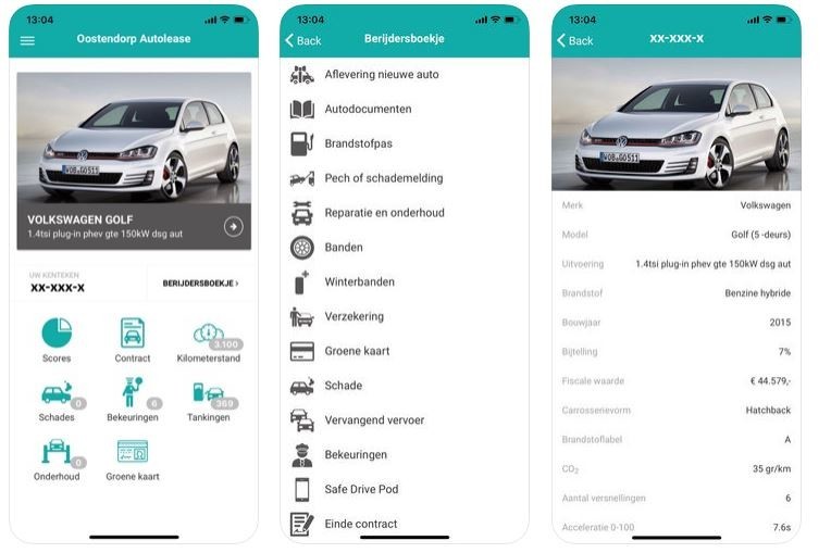 berijdersapp van oostendorp autolease