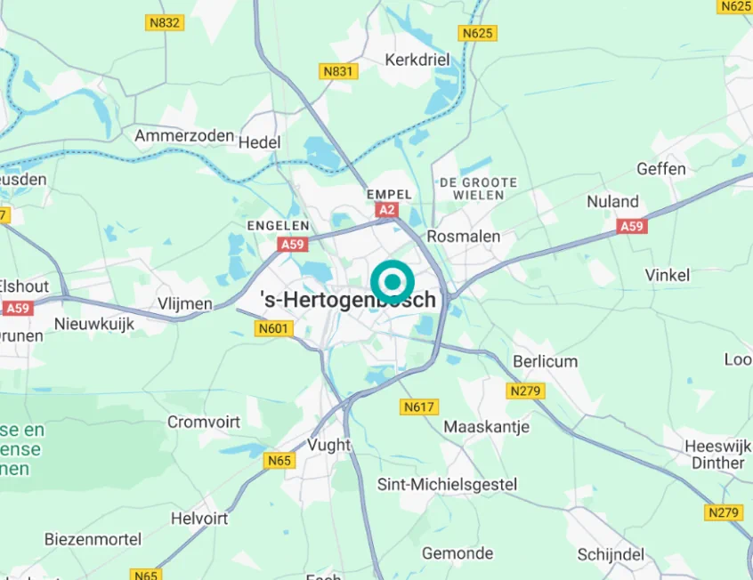 Oostendorp Den Bosch Kaartaanzicht