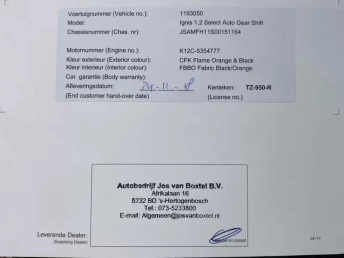 Afbeelding van de auto