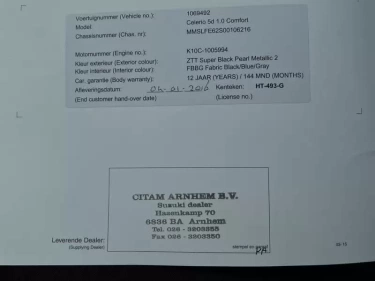 Foto van Suzuki Celerio