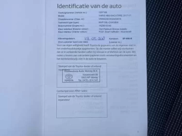 Foto van Toyota Yaris