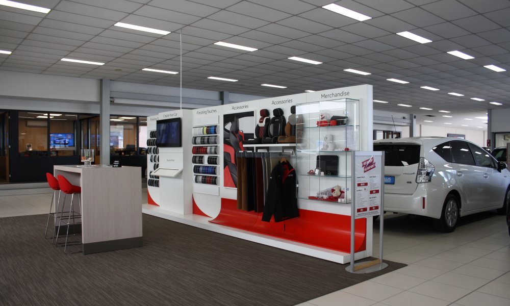 Toyota Showroom Den Bosch - Interieur display