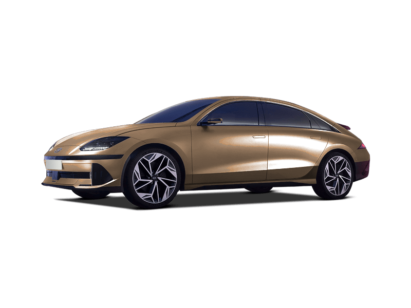 Hyundai IONIQ 6 in Gravity Gold Matte metallic