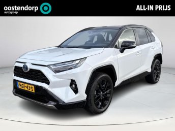 Toyota RAV4 2.5 Hybrid AWD Bi-Tone **STUUR- EN STOELVERWARMING/ ELEKTRISCHE STOELEN/ 36 MAANDEN GARANTIE** occasion 2023