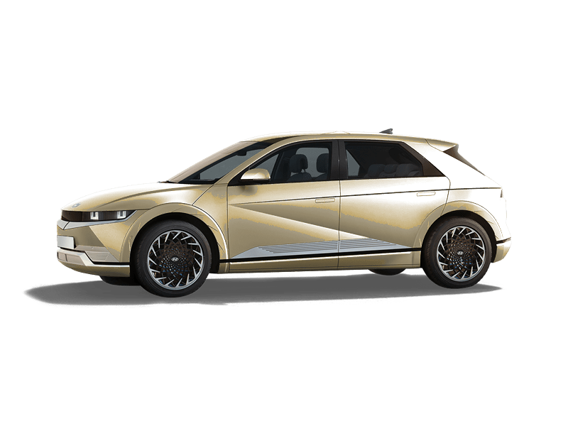 Hyundai IONIQ 5 in Gravity Gold Matte metallic