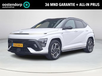 Hyundai Kona 1.6 GDI HEV N Line Sky | Apple Carplay/Android Auto | Elektrische verstelbare stoelen met geheugen | Stoel/stuur verwarming | Elektrische achterklep | 360 graden camera | occasion 2025