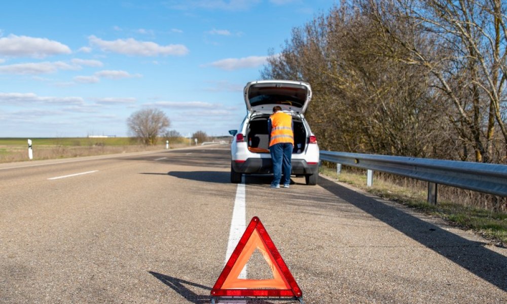 lease auto pech onderweg