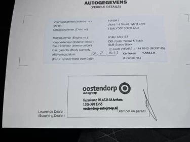 Foto van Suzuki Vitara