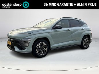 Hyundai KONA 1.6 GDI HEV N Line | All-Season banden|| Apple Carplay/Android Auto | 360 graden camera | Elektrische achterklep | Stoelverwarming/verkoeling | Adaptief Cruise Control | occasion 2024