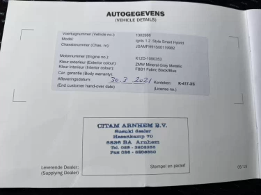 Foto van Suzuki Ignis