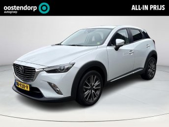 Mazda CX-3 2.0 SkyActiv-G 120 GT-M **AUTOMAAT/ LEDER/ NAVIGATIE/ ADAPTIVE CRUISE CONTROL/ GARANTIE** occasion 2017