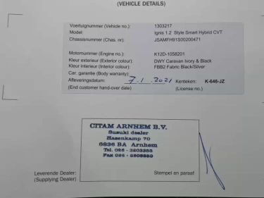 Foto van Suzuki Ignis