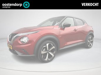 Nissan Juke 1.0 DIG-T Tekna Navigatiesysteem | Adaptieve Cruise Control | Parkeer Assistent | Parkeersensoren voor- en achter | Climate Control | 12 maanden BOVAG garantie occasion 2021