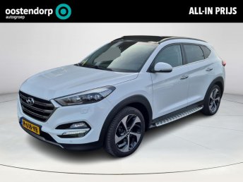 Hyundai Tucson 1.6 T-GDi Premium 4WD | Lederen bekleding | Schuif kantel dak | Stoelverwarming| Navigatie | Achteruitrijcamera occasion 2016
