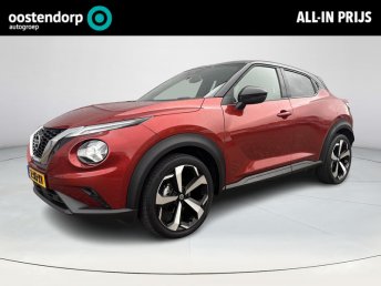 Nissan Juke 1.0 DIG-T Tekna Navigatiesysteem | Adaptieve Cruise Control | Parkeer Assistent | Parkeersensoren voor- en achter | Climate Control | 12 maanden BOVAG garantie occasion 2021