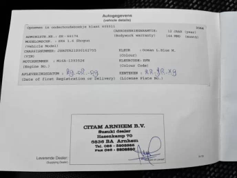 Afbeelding van de auto