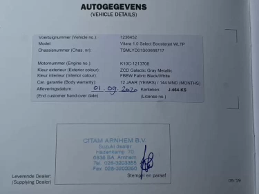 Foto van Suzuki Vitara