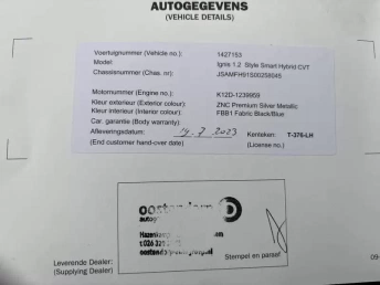 Afbeelding van de auto